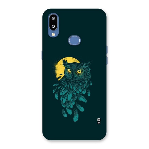 Green Owl Back Case for Galaxy M01s