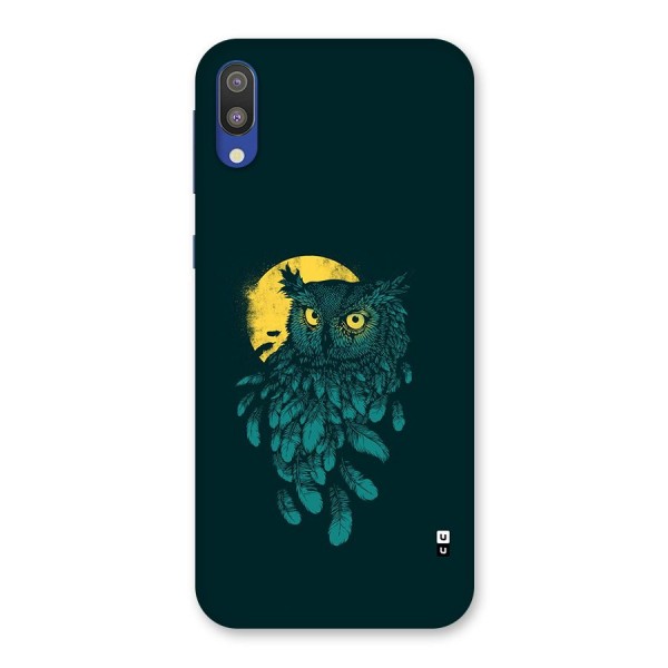 Green Owl Back Case for Galaxy M10