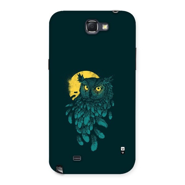 Green Owl Back Case for Galaxy Note 2