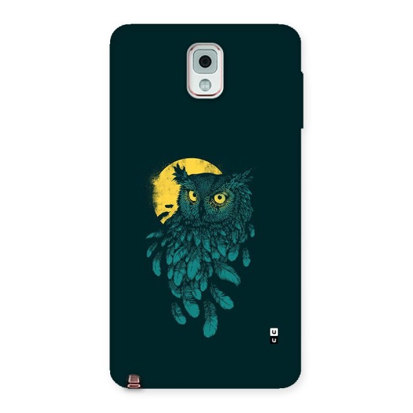 Green Owl Back Case for Galaxy Note 3