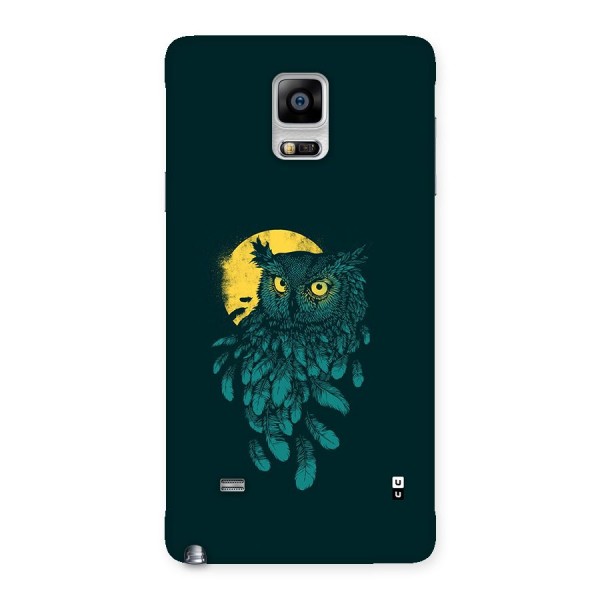 Green Owl Back Case for Galaxy Note 4