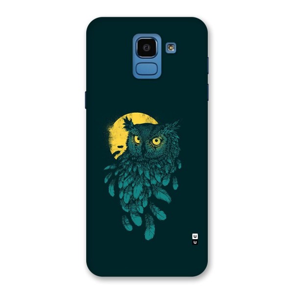 Green Owl Back Case for Galaxy On6