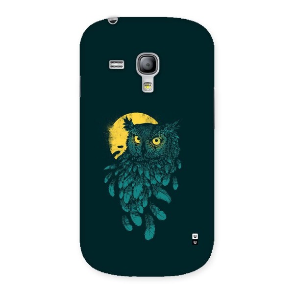 Green Owl Back Case for Galaxy S3 Mini