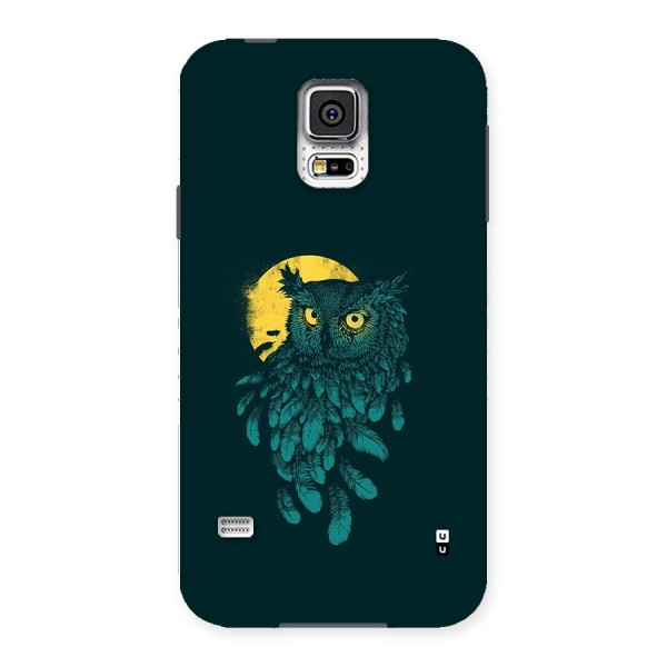 Green Owl Back Case for Galaxy S5