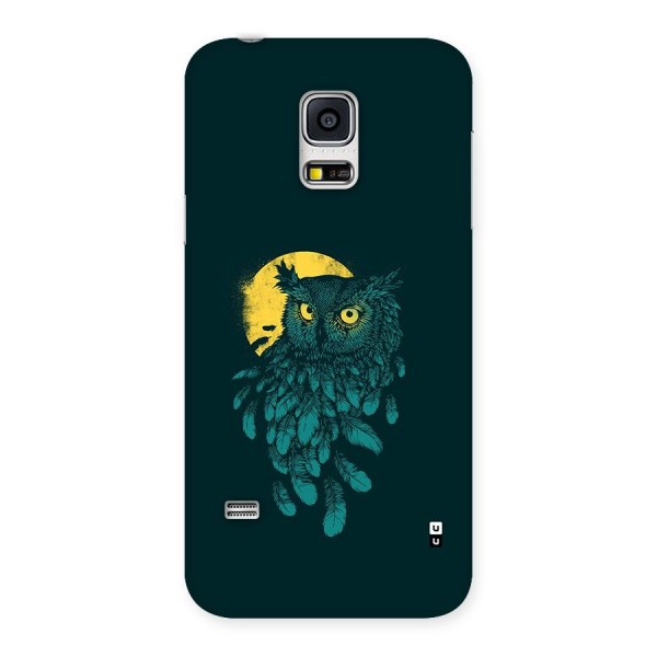 Green Owl Back Case for Galaxy S5 Mini