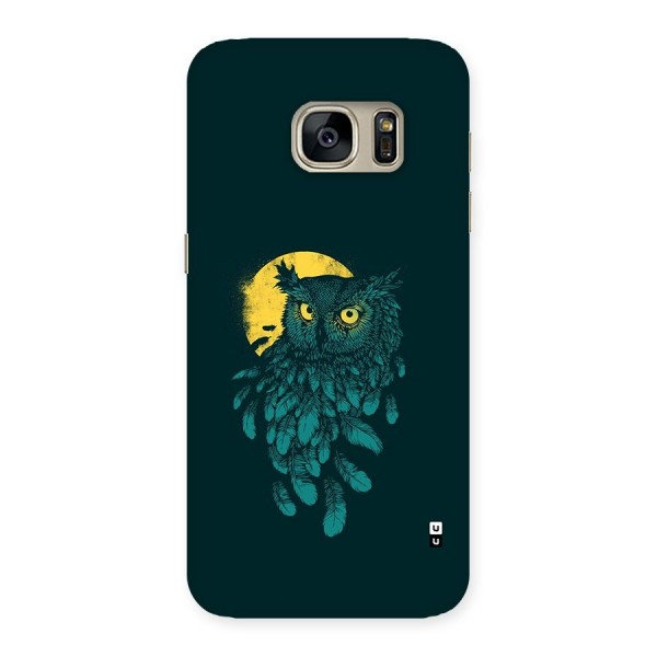 Green Owl Back Case for Galaxy S7