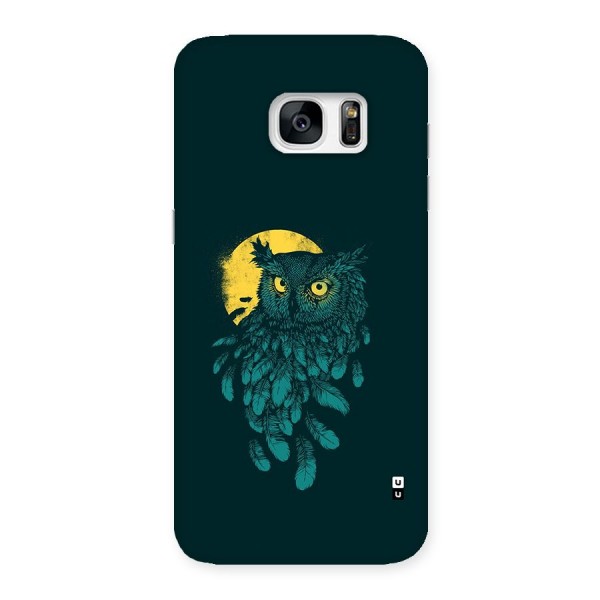 Green Owl Back Case for Galaxy S7 Edge