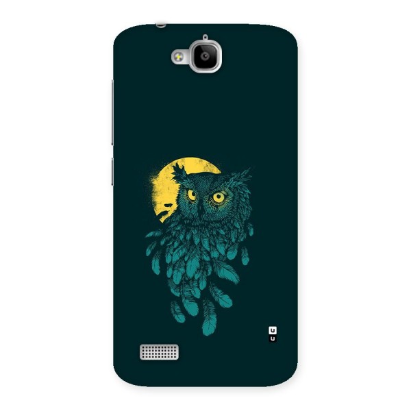 Green Owl Back Case for Honor Holly