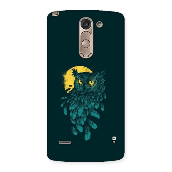 Green Owl Back Case for LG G3 Stylus