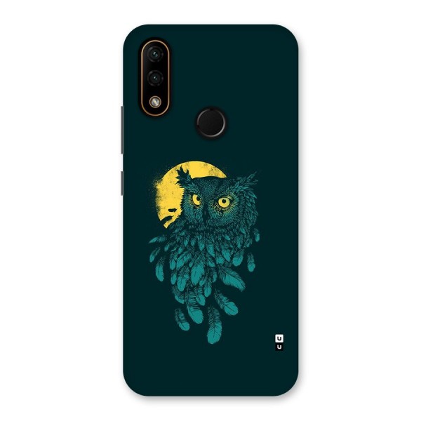 Green Owl Back Case for Lenovo A6 Note