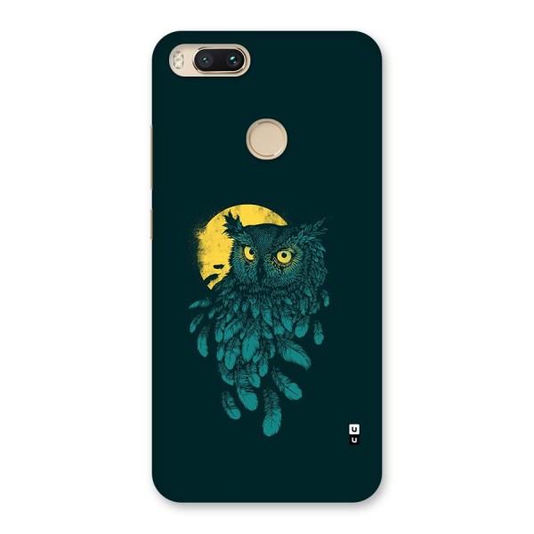 Green Owl Back Case for Mi A1