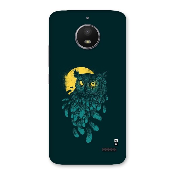 Green Owl Back Case for Moto E4