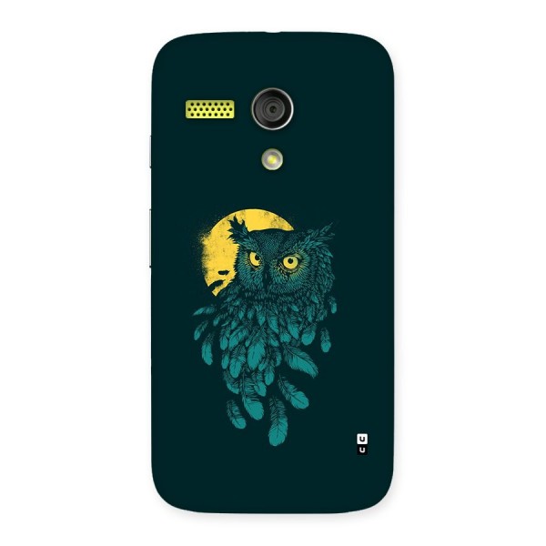 Green Owl Back Case for Moto G