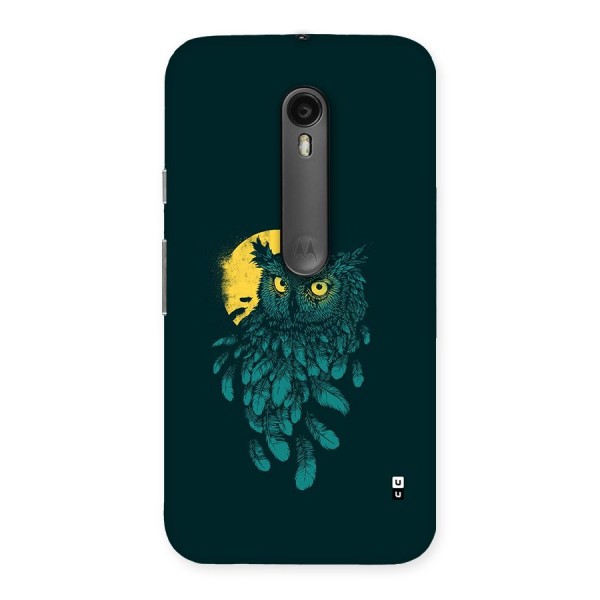 Green Owl Back Case for Moto G3