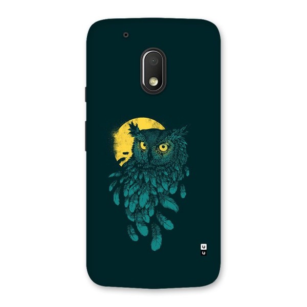 Green Owl Back Case for Moto G4 Play