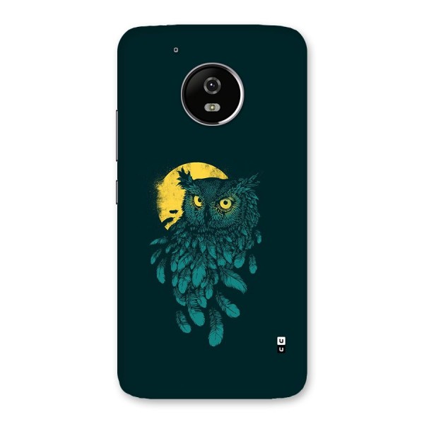 Green Owl Back Case for Moto G5