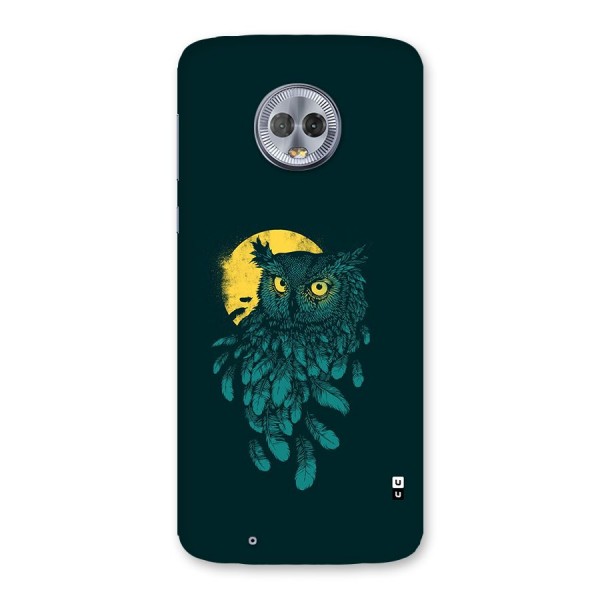 Green Owl Back Case for Moto G6