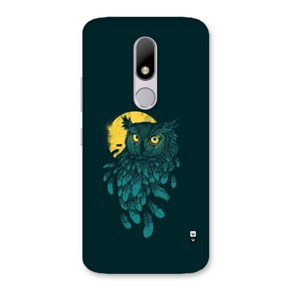 Green Owl Back Case for Moto M