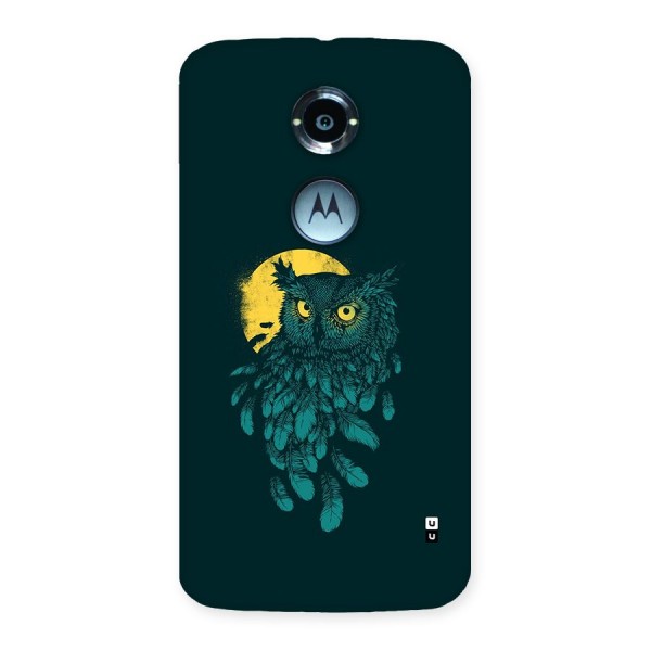 Green Owl Back Case for Moto X2