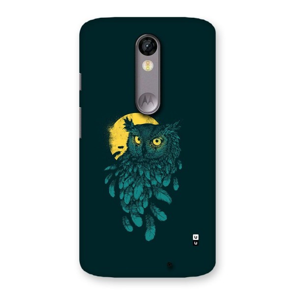 Green Owl Back Case for Moto X Force