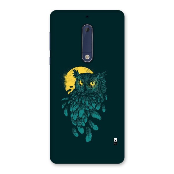 Green Owl Back Case for Nokia 5