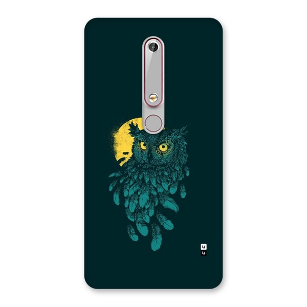 Green Owl Back Case for Nokia 6.1