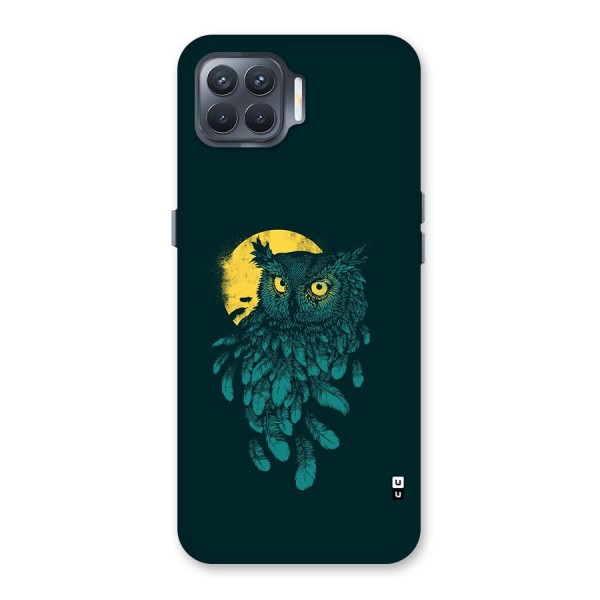 Green Owl Back Case for Oppo F17 Pro