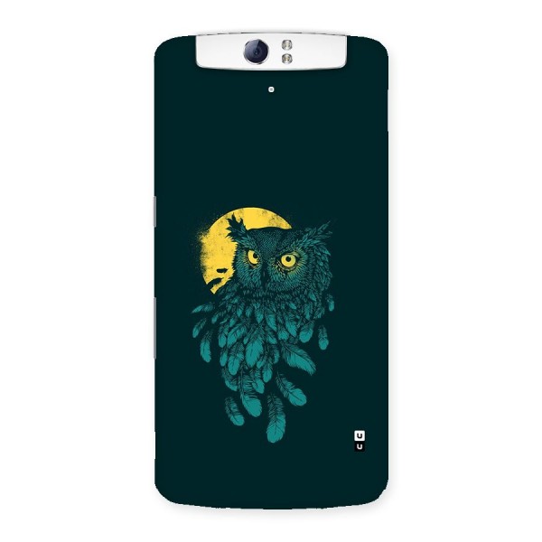 Green Owl Back Case for Oppo N1