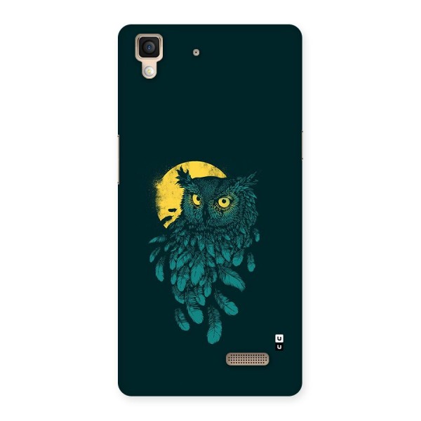 Green Owl Back Case for Oppo R7