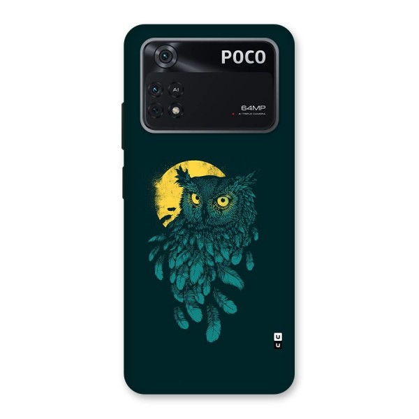 Green Owl Back Case for Poco M4 Pro 4G