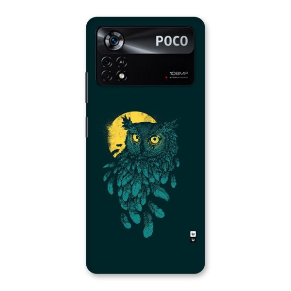 Green Owl Back Case for Poco X4 Pro 5G