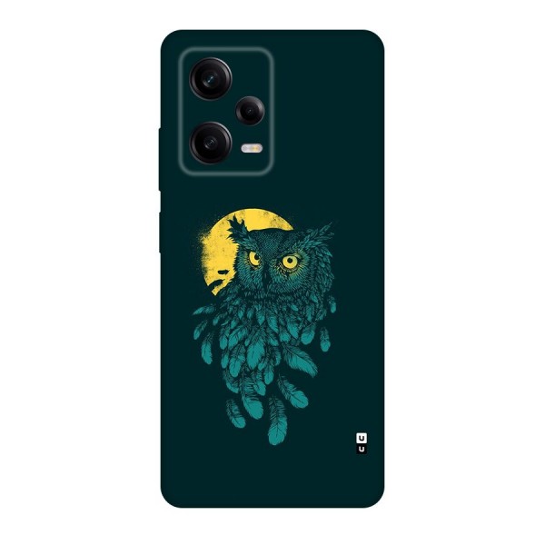 Green Owl Back Case for Redmi Note 12 Pro