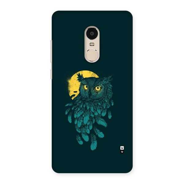 Green Owl Back Case for Redmi Note 4