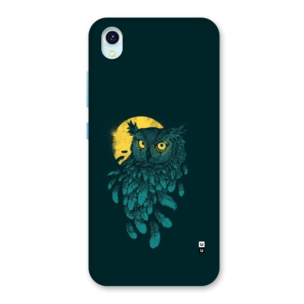 Green Owl Back Case for Vivo Y1s