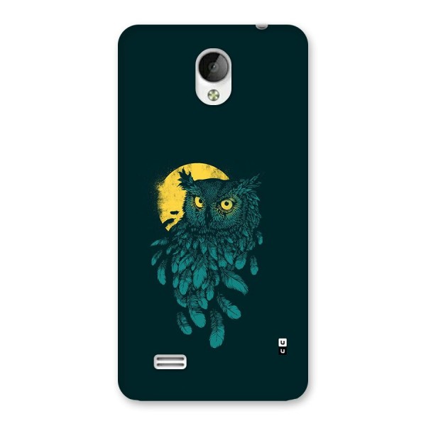 Green Owl Back Case for Vivo Y21