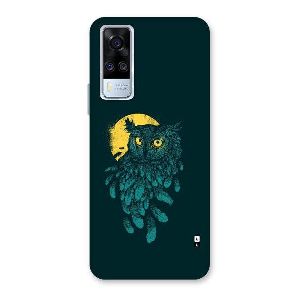 Green Owl Back Case for Vivo Y51A