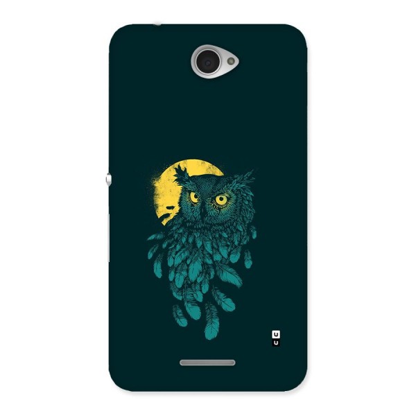 Green Owl Back Case for Xperia E4