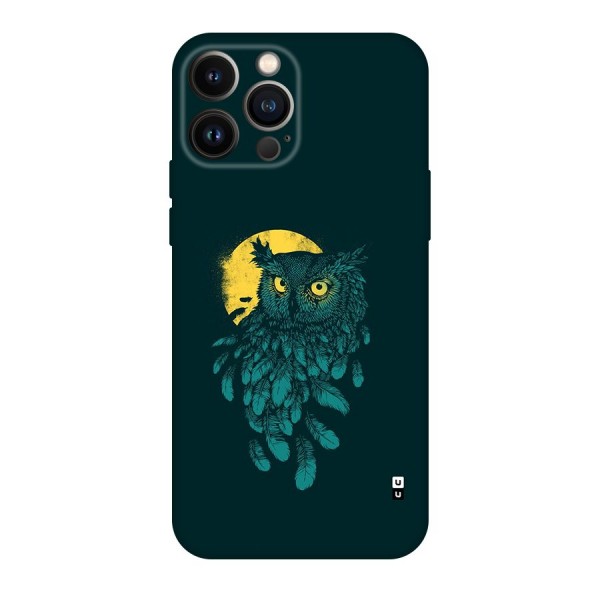 Green Owl Back Case for iPhone 13 Pro Max