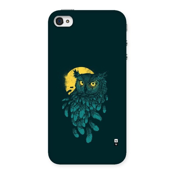 Green Owl Back Case for iPhone 4 4s