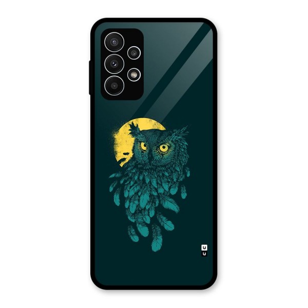 Green Owl Glass Back Case for Galaxy A23