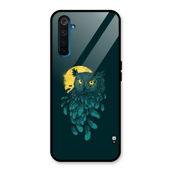 Green Owl Glass Back Case for Realme 6 Pro