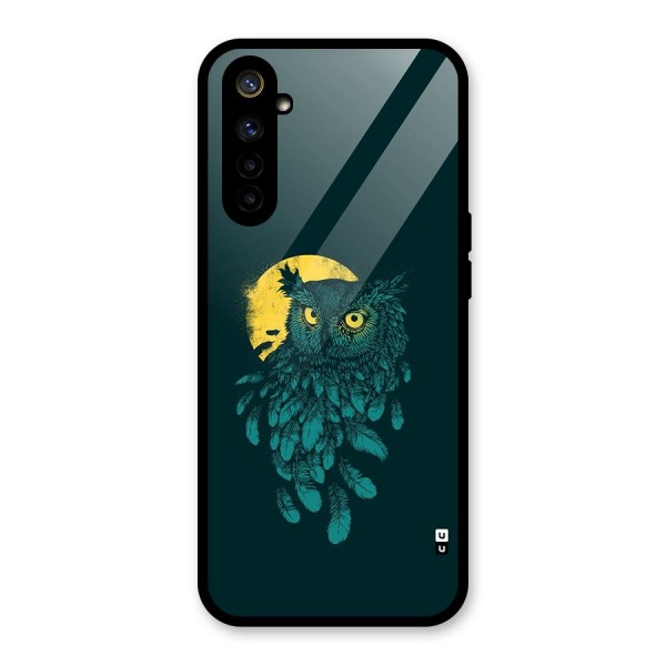 Green Owl Glass Back Case for Realme 6i