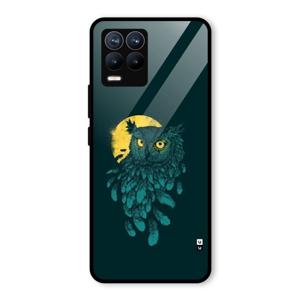 Green Owl Glass Back Case for Realme 8