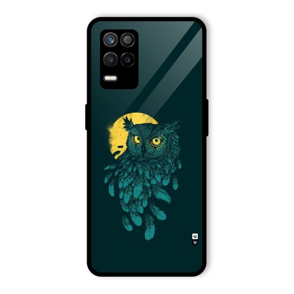 Green Owl Glass Back Case for Realme 8 5G