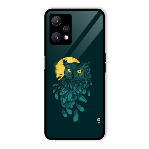 Green Owl Glass Back Case for Realme 9 Pro 5G