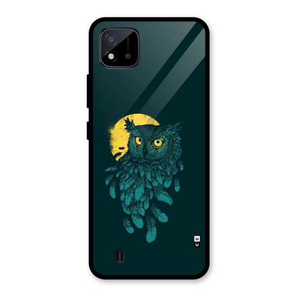 Green Owl Glass Back Case for Realme C11 2021