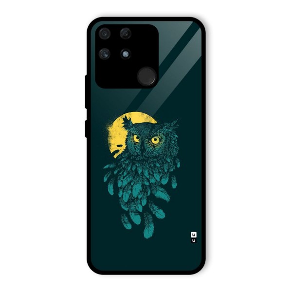 Green Owl Glass Back Case for Realme Narzo 50A