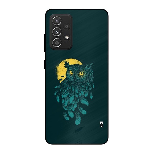 Green Owl Metal Back Case for Galaxy A52