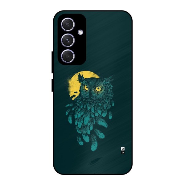 Green Owl Metal Back Case for Galaxy A54