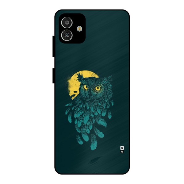 Green Owl Metal Back Case for Galaxy M13 5G